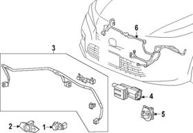 39681-t61-a01za Honda Genuine Parking Aid Sensor Bracket