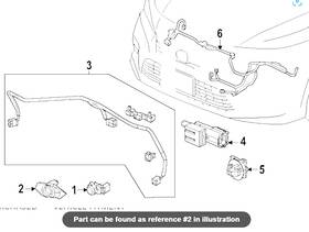 39681-t61-a11za Honda Retainer Parking Sensor 25-26 Civic Nh547 New Genuine
