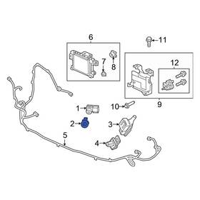 39681tx4a01zs Honda Oe For Odyssey 2018-2024 Front Parking Aid Sensor Housing