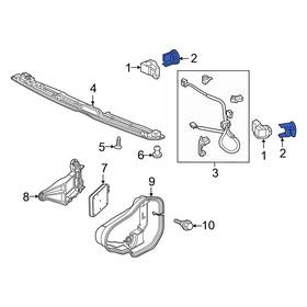 39681tx4a01zy Honda Oe For Odyssey 2018-2024 Rear Parking Aid Sensor Housing