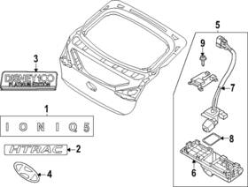 99241-gi100 Hyundai Genuine Park Assist Camera