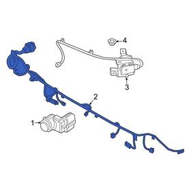 91880s8210 Hyundai Oe For Palisade 23-25 Rear Parking Aid System Wiring Harness
