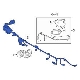 91890s8050 Hyundai Oe For Palisade 2021-2022 Front Parking Aid System Wiring Harness