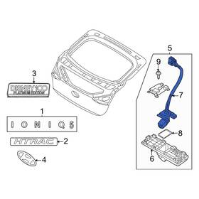99240gi100 Hyundai Oe For Ioniq 5 2022-2024 Rear Park Assist Camera 99240gi100 Hyundai Oe For Ioniq 5 2022-2024 Rear Park Assist Camera