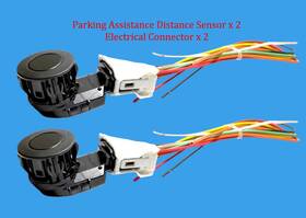 102720 Isumo 2x Parking Assist Distance Sensor Connector Rear For Totota Rav4 Tacoma Tindra