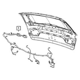 68487798af Jeep Oe For Grand Cherokee L 2021-2024 Rear Park Assist Camera Wiring Harness