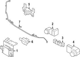 99310-p1100bkl Kia Genuine Park Sensor