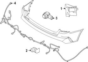 99311-p2500bkl Kia Genuine Park Sensor
