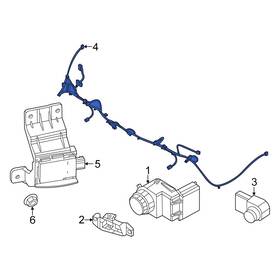 91890ch260 Kia Oe For Sportage 23-25 Front Parking Aid System Wiring Harness 91890ch260 Kia Oe For Sportage 23-25 Front Parking Aid System Wiring Harness