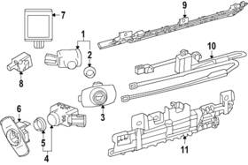 89348-0e590 Lexus Genuine Park Sensor Retainer 89348-0e590 Lexus Genuine Park Sensor Retainer