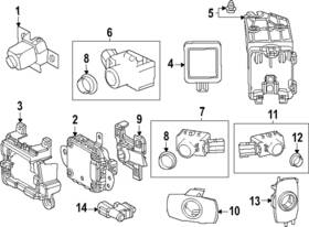 89348-0e600-b0 Lexus Genuine Auto Park Sensor Retainer