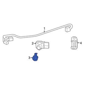 8934833060c0 Lexus Oe For Lx570 13-15 Rear Outer Parking Aid Sensor Retaining Ring