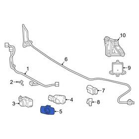 8934850201 Lexus Oe For Ls500 2021-2024 Front Parking Aid Sensor Housing