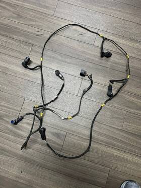 6700044380 Maserati 14-17 Ghibli M157 Front Bumper Pdc Parking Sensor Wiring Set Oem