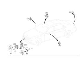 000-905-63-06-64 Mercedes-benz Genuine Camera