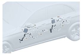 Mercedes-benz 118-540-09-04 Genuine Mercedes-benz Electrical Wiring Harness