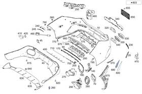 118-540-59-13-64 Mercedes-benz Genuine Electrical Wiring Harness