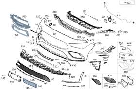118-540-90-13-64 Mercedes-benz Genuine Electrical Wiring Harness