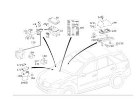 164-440-22-41 Mercedes-benz Genuine Electrical Wiring Harness 164-440-22-41 Mercedes-benz Genuine Electrical Wiring Harness
