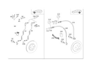 164-440-26-41 Mercedes-benz Genuine Electrical Wiring Harness