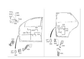 164-440-71-39-64 Mercedes-benz Genuine Electrical Wiring Harness