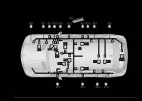 166-440-66-09 Mercedes-benz Genuine Electrical Wiring Harness
