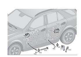 166-540-39-03 Mercedes-benz Genuine Electrical Wiring Harness