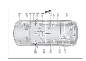 166-540-60-35 Mercedes-benz Genuine Electrical Wiring Harness 166-540-60-35 Mercedes-benz Genuine Electrical Wiring Harness