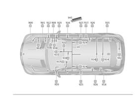 166-540-71-02 Mercedes-benz Genuine Electrical Wiring Harness 166-540-71-02 Mercedes-benz Genuine Electrical Wiring Harness