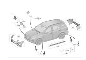 166-820-60-00 Mercedes-benz Genuine Electrical Wiring Harness 166-820-60-00 Mercedes-benz Genuine Electrical Wiring Harness