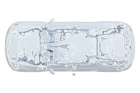 167-540-33-19 Mercedes-benz Genuine Electrical Wiring Harness 167-540-33-19 Mercedes-benz Genuine Electrical Wiring Harness