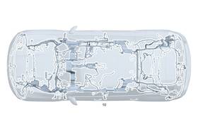 167-540-51-09 Mercedes-benz Genuine Electrical Wiring Harness 167-540-51-09 Mercedes-benz Genuine Electrical Wiring Harness