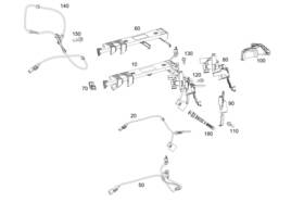167-540-52-00 Mercedes-benz Genuine Electrical Wiring Harness 167-540-52-00 Mercedes-benz Genuine Electrical Wiring Harness
