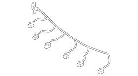 Mercedes-benz 167-540-57-37 Genuine Mercedes-benz Electrical Wiring Harness