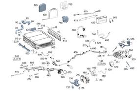 167-540-81-43 Mercedes-benz Genuine Electrical Wiring Harness