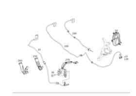 172-540-22-05 Mercedes-benz Genuine Electrical Wiring Harness
