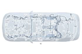 177-540-70-18-64 Mercedes-benz Genuine Electrical Wiring Harness