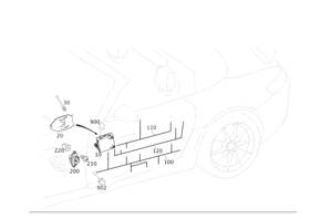 190-540-32-01-64 Mercedes-benz Genuine Electrical Wiring Harness 190-540-32-01-64 Mercedes-benz Genuine Electrical Wiring Harness