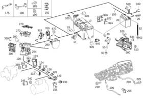 204-440-05-39 Mercedes-benz Genuine Electrical Wiring Harness