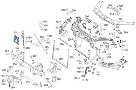 204-440-30-33 Mercedes-benz Genuine Electrical Wiring Harness