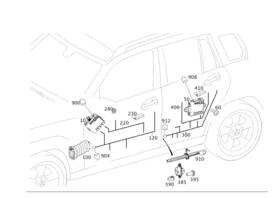 204-540-54-13 Mercedes-benz Genuine Electrical Wiring Harness 204-540-54-13 Mercedes-benz Genuine Electrical Wiring Harness