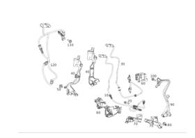 205-440-18-08-64 Mercedes-benz Genuine Electrical Wiring Harness