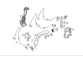 205-540-40-06-64 Mercedes-benz Genuine Electrical Wiring Harness 205-540-40-06-64 Mercedes-benz Genuine Electrical Wiring Harness