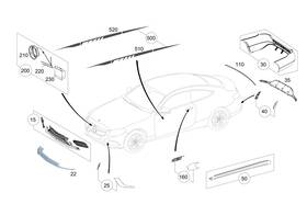 205-820-63-03 Mercedes-benz Genuine Electrical Wiring Harness