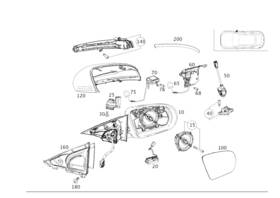205-905-35-09-64 Mercedes-benz Genuine Camera