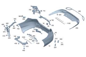 206-540-31-60-64 Mercedes-benz Genuine Electrical Wiring Harness 206-540-31-60-64 Mercedes-benz Genuine Electrical Wiring Harness