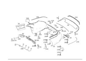 207-440-15-08 Mercedes-benz Genuine Electrical Wiring Harness