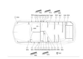207-440-56-33 Mercedes-benz Genuine Electrical Wiring Harness