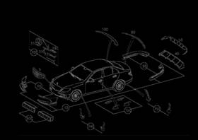 207-820-00-13 Mercedes-benz Genuine Electrical Wiring Harness
