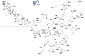 212-440-41-57 Mercedes-benz Genuine Electrical Wiring Harness